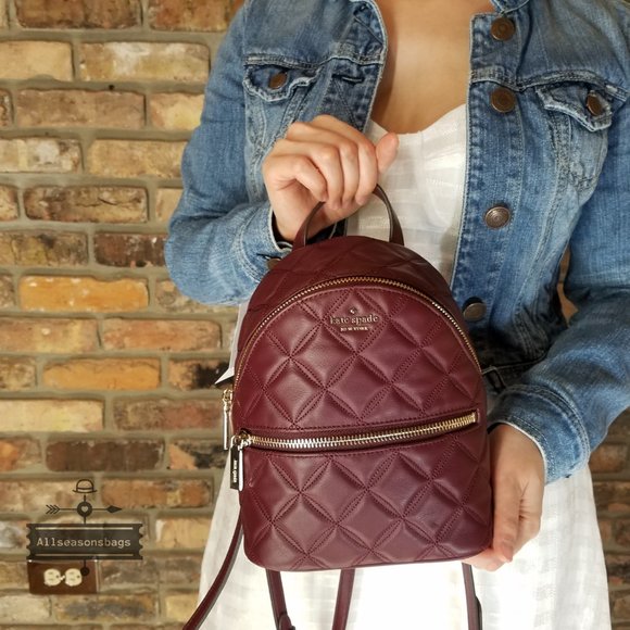 Kate Spade NATALIA mini convertible BACKPACK Red main image 14
